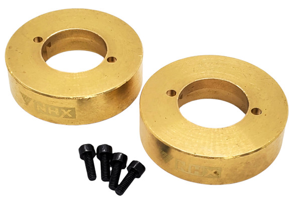 NHX RC Brass Steering Wheel Weight 68g each (2pcs) : Axial SCX10 II