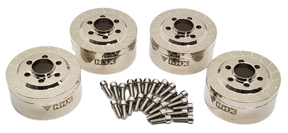 NHX RC Stainless Steel Wheel Weight 99g each (4Pc) : 1.9/2.2 Crawler Wheel