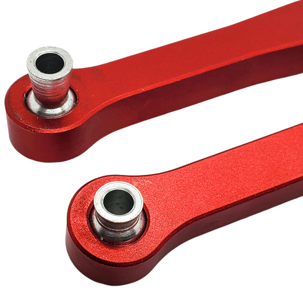 NHX RC Aluminum Steering Turnbuckles Toe Links- Red : Traxxas 1/5 X-MAXX 8S