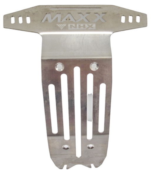 NHX RC Stainless Steel Chassis Protector Armor Set Skid Plate- Silver :1/5 X-MAXX 8S