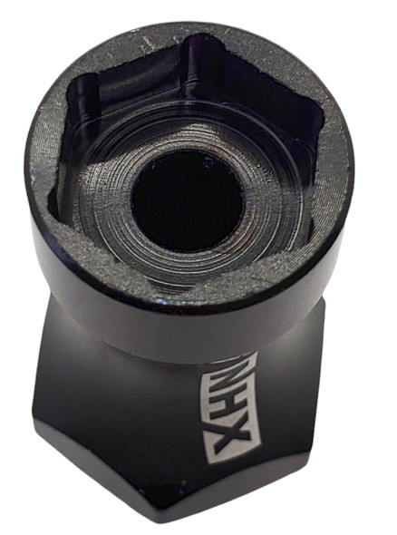 NHX RC Wheel Hex Adaptor 12mm to 17mm (4pc) 30mm Offset Extender - Black