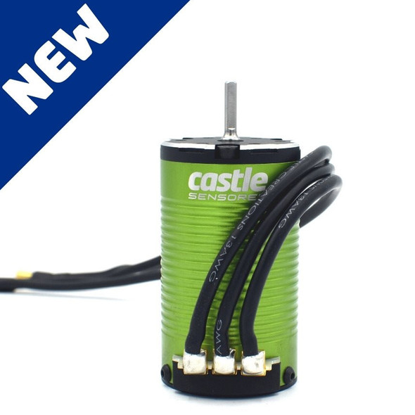 Castle Creations 060-0094-00 1412-2100Kv 1.50Y w/ 3.2mm Shaft Sensored Brushless Motor