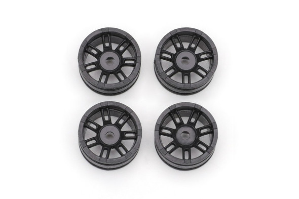 Orlandoo Hunter Model GA0012 7 Plastic Wheels Hubs 15mm Black (4) : 1/32 - 1/35