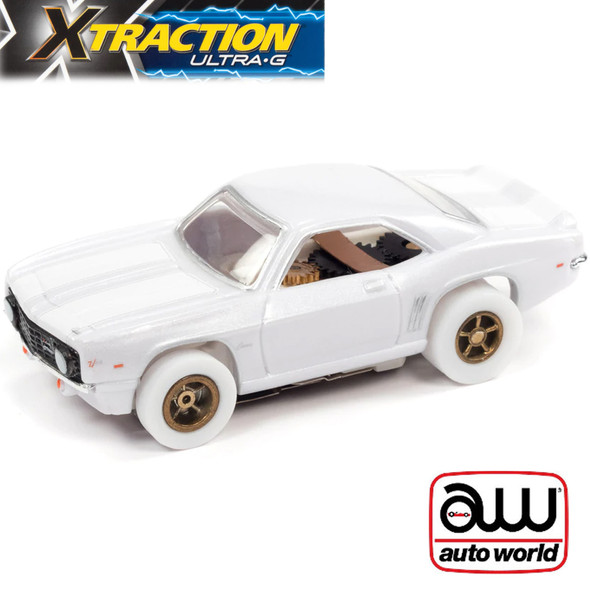Auto World Xtraction R35 1969 Chevrolet Camaro iWheels HO Scale Slot Car