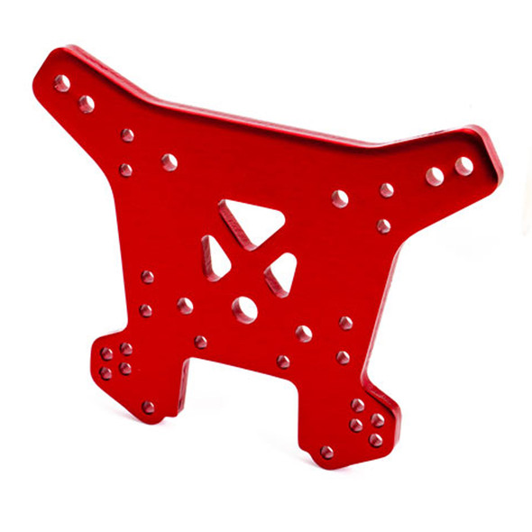 Traxxas 9538R Aluminum Rear Shock Tower Red : Sledge