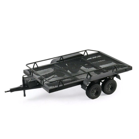 NHX RC 1/10 Full Size HD Metal 4-Wheel Trailer KIT w/LED :TRX-4 SCX10 GEN8