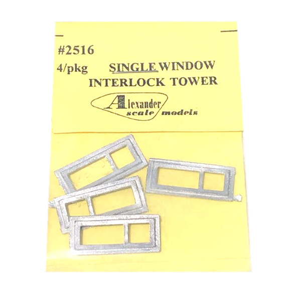 Alexander Scale Models 2516 Single Interlocking Tower Window HO Scale