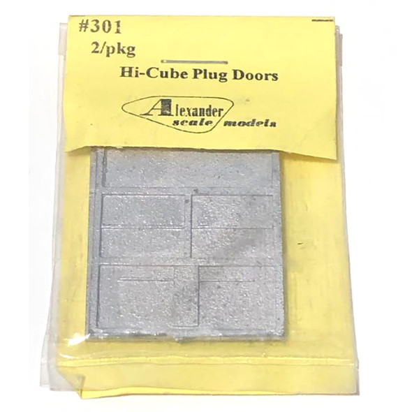 Alexander Scale Models 301 Hi-Cube Plug Doors (2) HO Scale