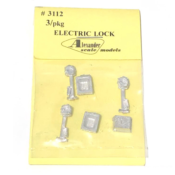 Alexander Scale Models 3112 Electric Lock (3) HO Scale