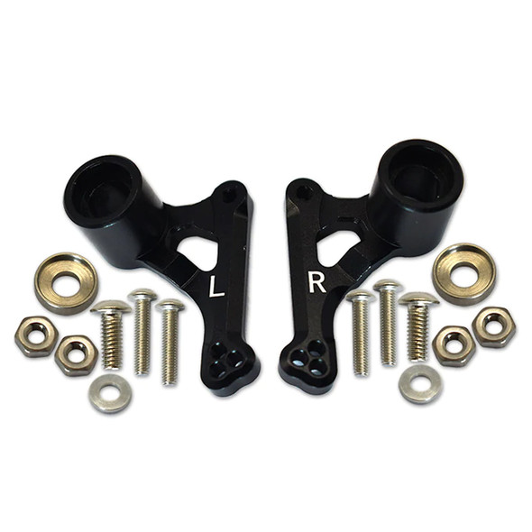 GPM Racing Aluminum Rear Rocker Arm Set Black : Traxxas E-Revo VXL 2.0