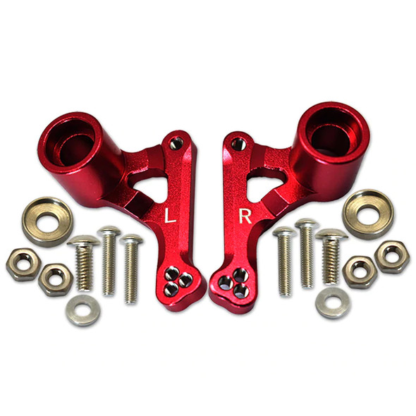 GPM Racing Aluminum Rear Rocker Arm Set Red : Traxxas E-Revo VXL 2.0