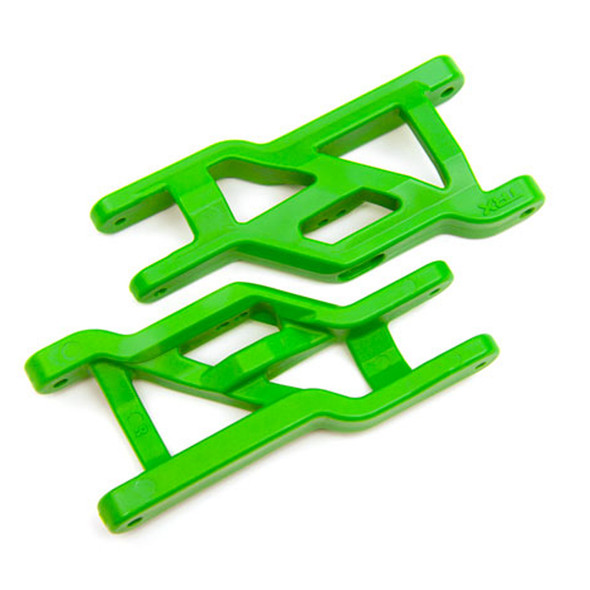 Traxxas 3631G Heavy-Duty Front Suspension Arms Green (2) : Slash/Stampede/Rustler