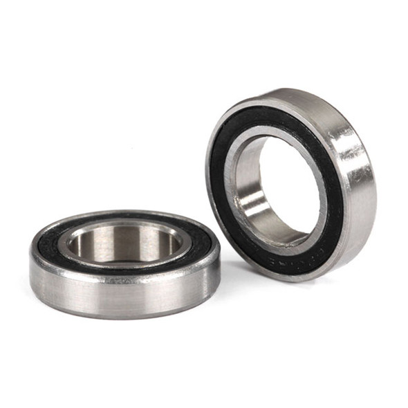 Traxxas 5101A Black Rubber Sealed Ball Bearings 12x21x5mm (2) : Maxx