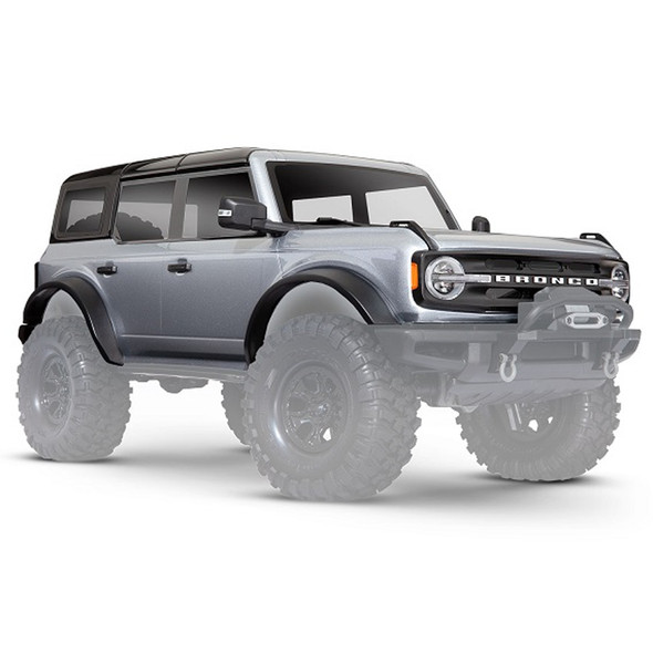 Traxxas 9211G Complete Painted Body Silver : TRX-4 Ford Bronco (2021)