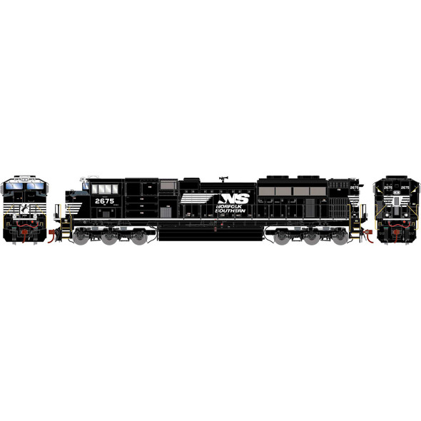 Athearrn ATHG70673 G2 SD70M-2 w/DCC & Sound NS #2675 Locomotive HO Scale