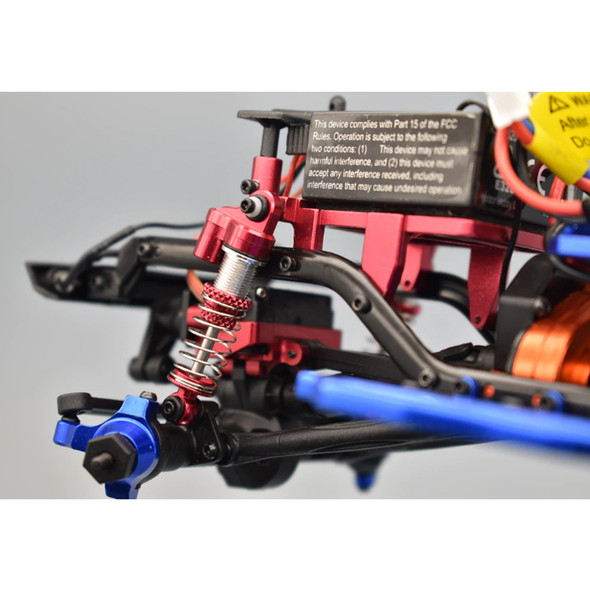 GPM Alum Front Or Rear L-Shape Piggy Back Damper 35mm Black : SCX24 Jeep Wrangler