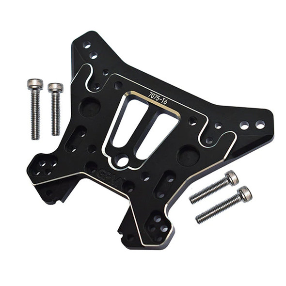 GPM Aluminum 7075-T6 Rear Damper Plate Black : Traxxas 1/8 4WD Sledge GPM Aluminum 7075-T6 Rear Damper Plate Black : Traxxas 1/8 4WD Sledge
