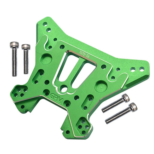 GPM Aluminum 7075-T6 Rear Damper Plate Green : Traxxas 1/8 4WD Sledge GPM Aluminum 7075-T6 Rear Damper Plate Green : Traxxas 1/8 4WD Sledge