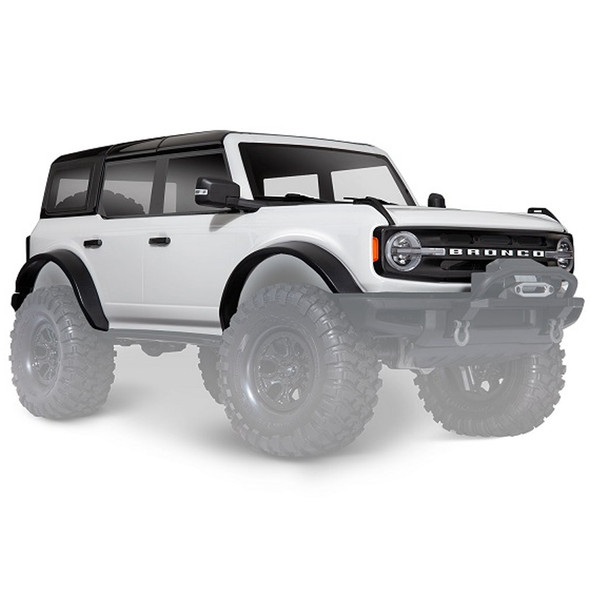 Traxxas 9211L Complete Painted Body White : TRX-4 Ford Bronco (2021)
