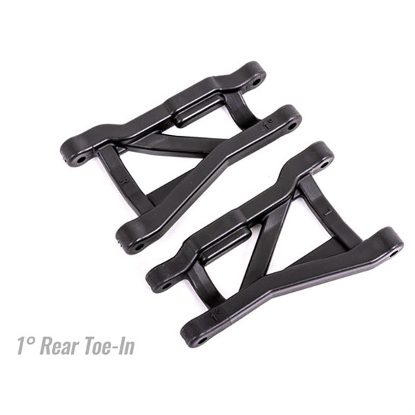 Traxxas 9431 Heavy Duty Rear L/R Suspension Arms Black 1° toe angle (2) Drag Slash