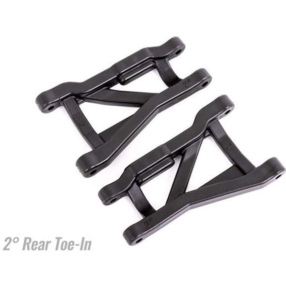 Traxxas 9432 Heavy Duty Rear L/R Suspension Arms Black 2° toe angle (2) Drag Slash