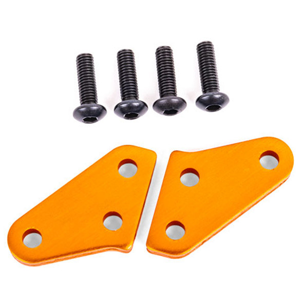 Traxxas 9636T Aluminum Steering Block Arms Orange (2) : Sledge