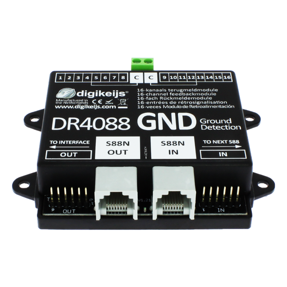 Digikeijs DR4088GND 16-Channel Feedback Module S88N for 3-Rail AC System