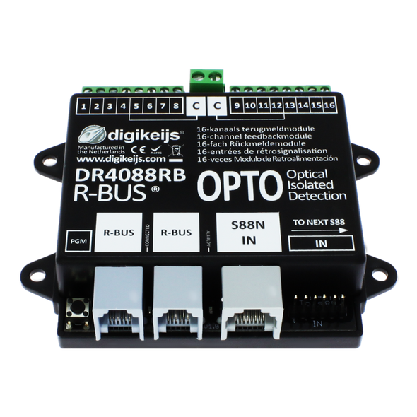 Digikeijs DR4088RB-OPTO 16-Ch R-Bus Feedback Module Suitable : Roco System