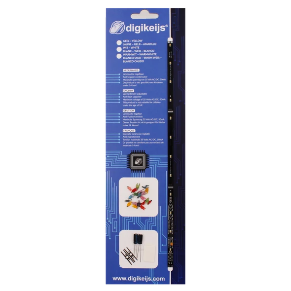 Digikeijs DR800GOLD-N Lighting Warm White Kit w/ Contacts / Capacitor / Figures