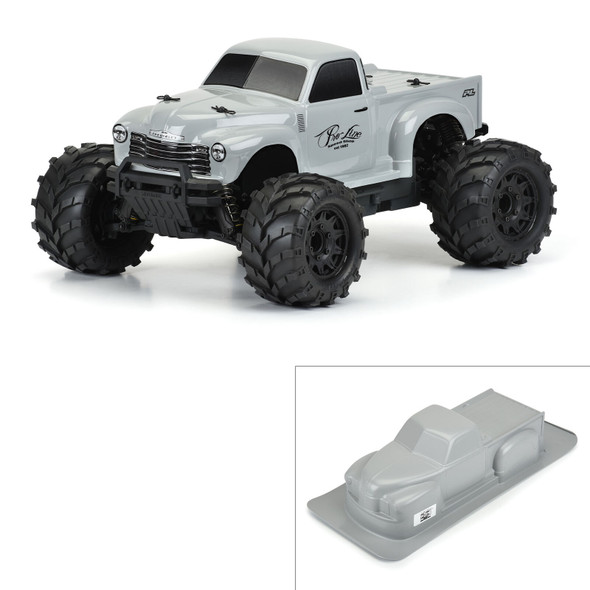 Pro-Line 3255-14 1/10 Early 50's Chevy Tough-Color Gray Body : Stampede & Granite