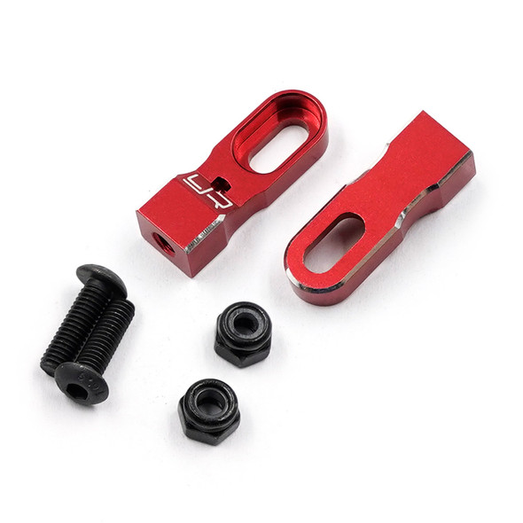 Yeah Racing YA-0538RD Aluminum Height Adjustable Servo Mount Red : 1/10 RC