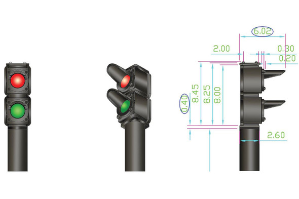 DCC Concepts DCD-MGS-US ALPHA MIMIC 12x US-type Ground Signal