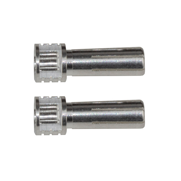 Associated 27392 Reedy Grip Bullets Connectors 5mm x 14mm Silver (2)