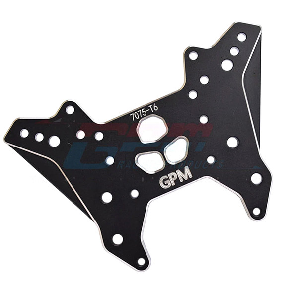 GPM Aluminum 7075-T6 Front Damper Plate Black : Arrma 1/7 Fireteam / 1/8 Kraton