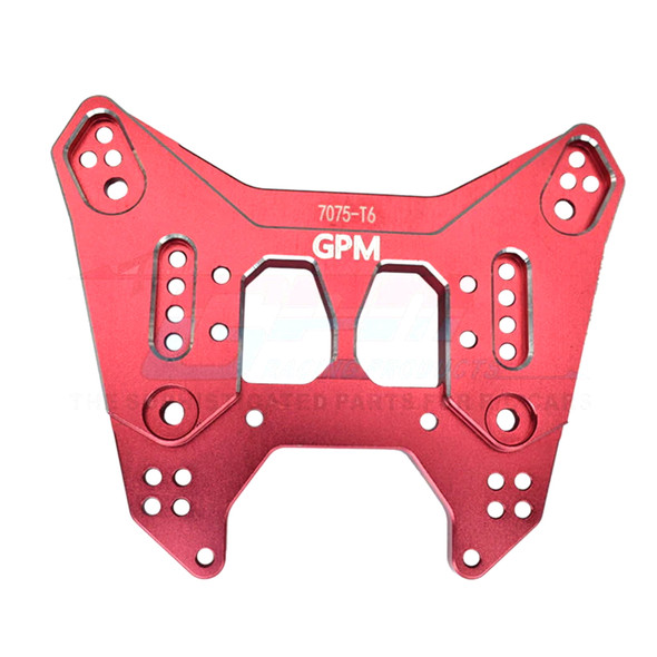 GPM Aluminum 7075-T6 Rear Damper Plate Red : Arrma 1/7 Fireteam / Mojave