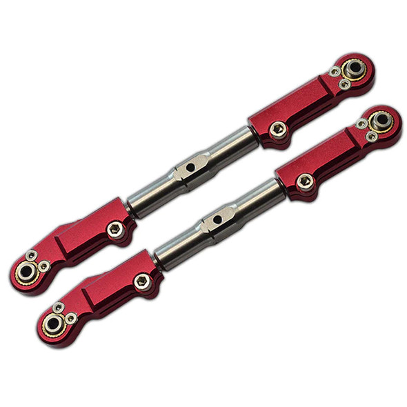 GPM Racing Aluminum + Stainless Steel Front Upper Arm Tie Rod Red : Sledge GPM Racing Aluminum + Stainless Steel Front Upper Arm Tie Rod Red : Sledge