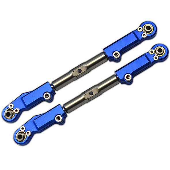 GPM Racing Aluminum + Stainless Steel Rear Upper Arm Tie Rod Blue : Sledge