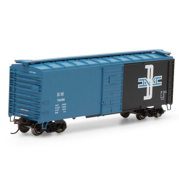Athearn ATH7617 40' Superior Door Box B&M #76498 RTR Freight Car HO Scale