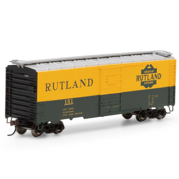 Athearn ATH7621 40' Superior Door Box Rutland #151 RTR Freight Car HO Scale
