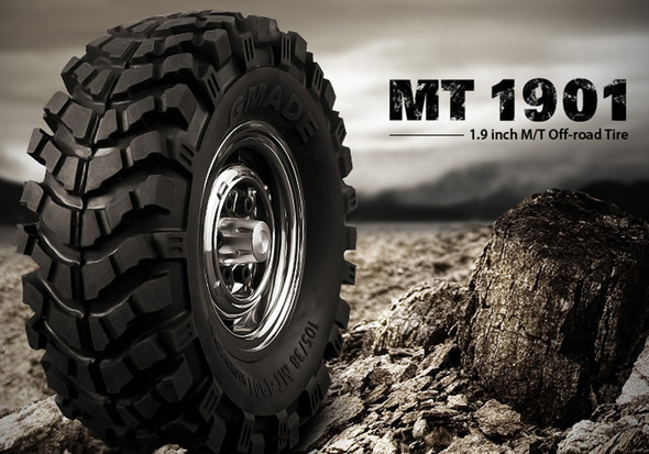 Gmade 1.9" MT1901 Off-road Tires (2) GM70164