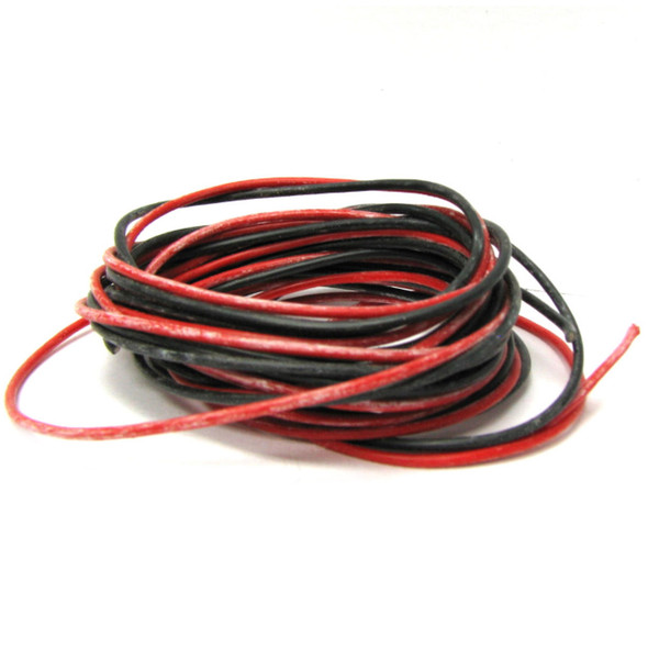 H&R Racing HR503 Super Flexible Silicone Lead Wire 5ft Red/Black 1:24 Slot Car