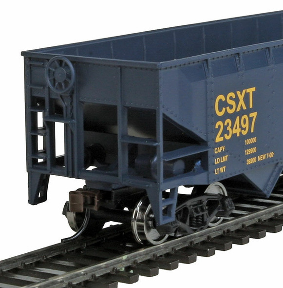 Walthers 931-1425 Offset Hopper - Ready to Run - CSX Transportation HO Scale