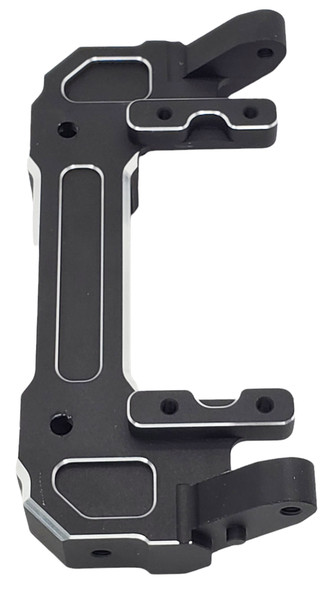 NHX RC Aluminum Front Bumper Mount -Black : Axial SCX6