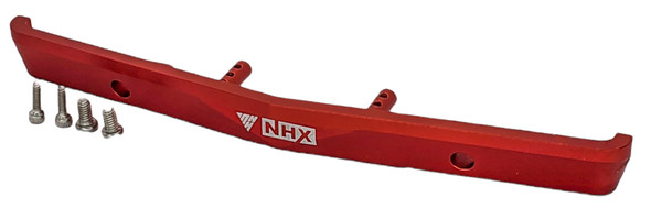 NHX RC Aluminum Front Bumper Mount -Red :Axial SCX24 C10