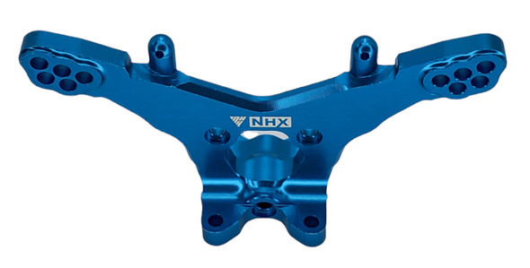 NHX RC Aluminum Adjustable Rear Shock Tower - Blue : Losi Mini T 2.0