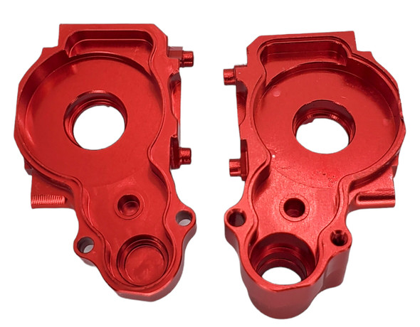 NHX RC Aluminum Transmission Case -Red : Losi Mini T 2.0