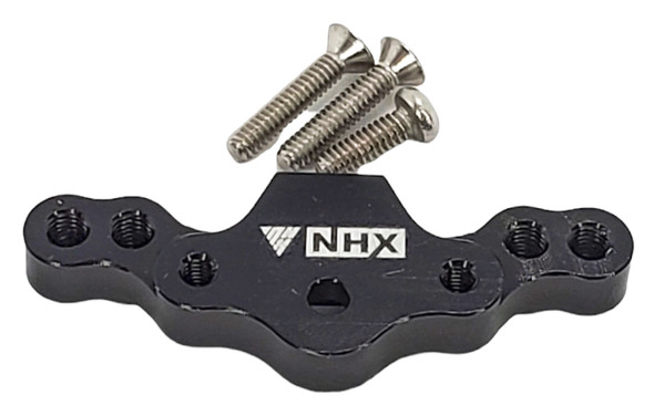 NHX RC Aluminum Camber Block Front -Black :Losi Mini T 2.0 / Mini-B