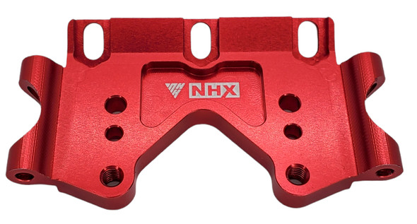 NHX RC Aluminum Front Lower Bulkhead -Red: 1/10 2WD Slash Rustler Stampede Bandit