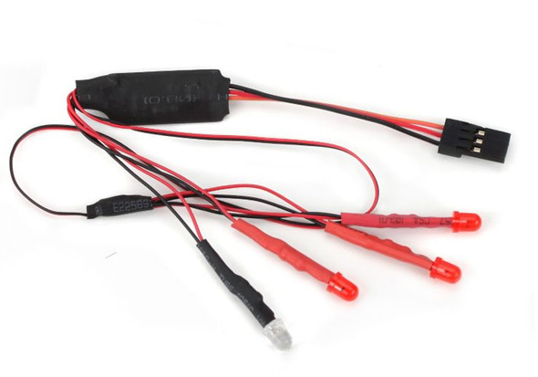 Eflite EFLH2009R LED Navigation Light Upgrade Set w/ Remote On/Off Blade CX3