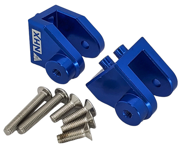 NHX RC Aluminum Upper Shock Mount - Blue : Losi LMT 4WD